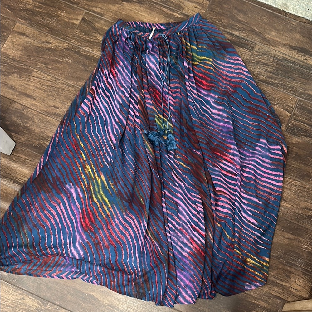 Free People Multicolor Maxi Skirt
